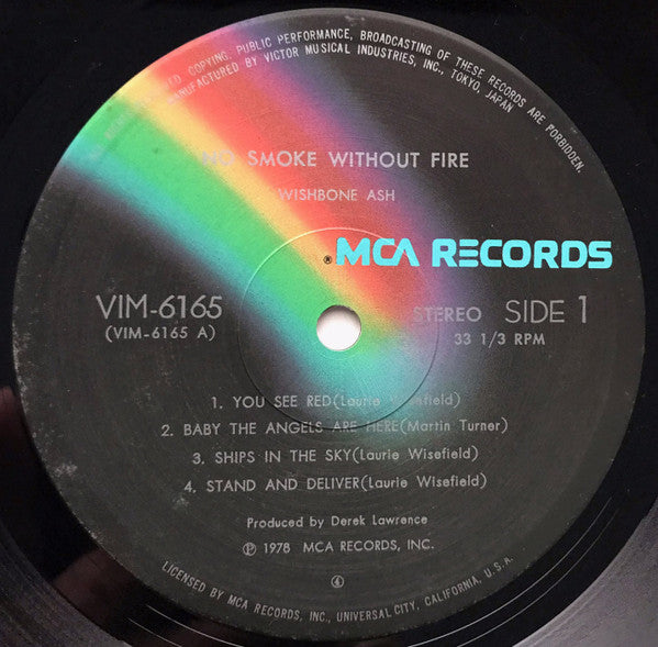 Wishbone Ash - No Smoke Without Fire = 因果律(LP, Album)