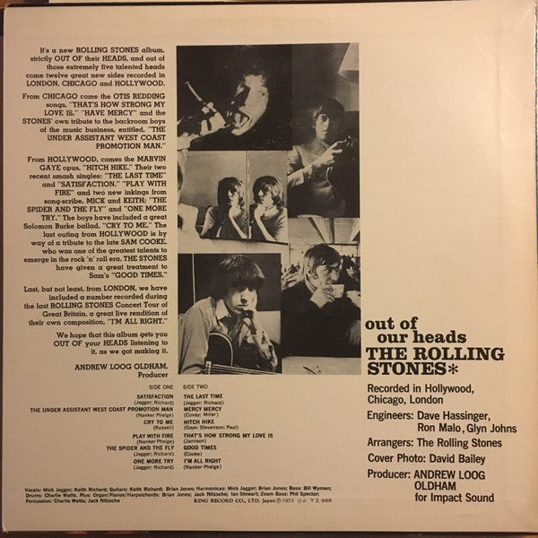 The Rolling Stones - Out Of Our Heads (LP, Album)