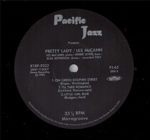 Les McCann Ltd. - Pretty Lady (LP, RE)