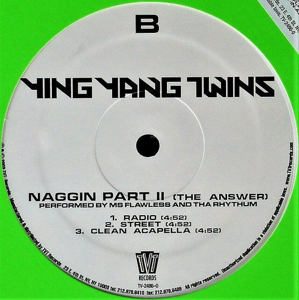 Ying Yang Twins - What The F**k! / Naggin Part II (The Answer)(12",...