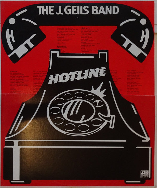 The J. Geils Band - Hotline (LP, Album, RP, PR)