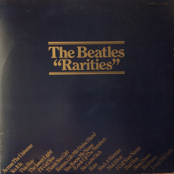 The Beatles = ザ・ビートルズ* - Rarities = レアリティーズ (LP, Album, Comp, Mono)