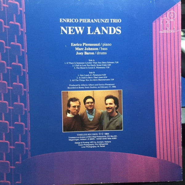 Enrico Pieranunzi Trio - New Lands (LP, Album)