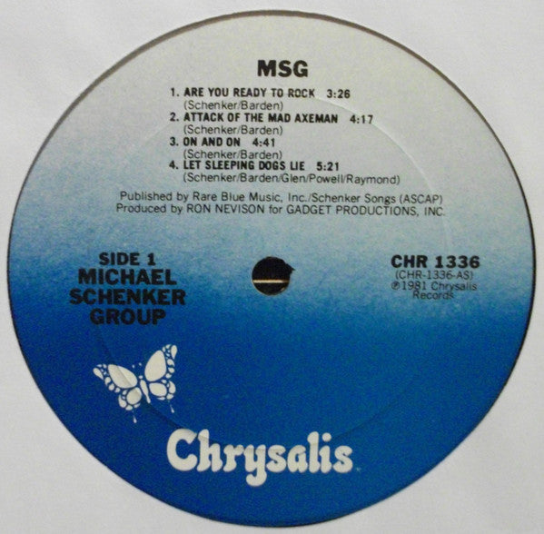 The Michael Schenker Group - MSG (LP, Album)