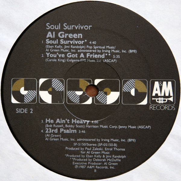 Al Green - Soul Survivor (LP, Album, B -)