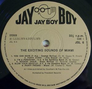 Various - The Exciting Sounds Of Miami (LP, Comp)