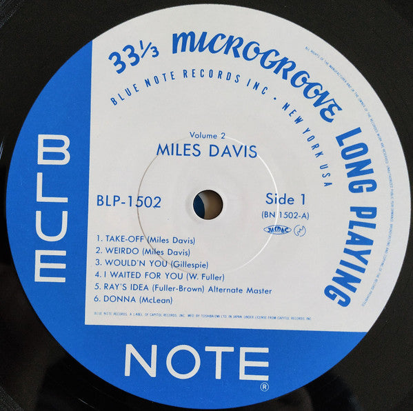 Miles Davis - Volume 2 (LP, Comp, Mono, RE)