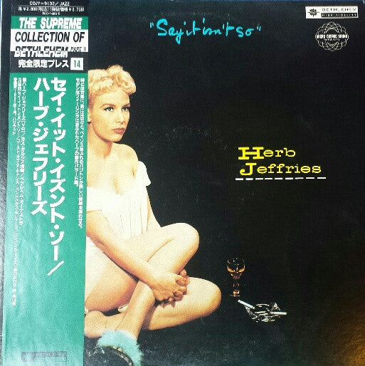 Herb Jeffries - Say It Isn't So (LP, Album, RE)