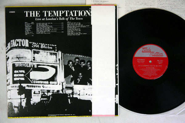 The Temptations - Live At London's Talk Of Town (LP, Album)