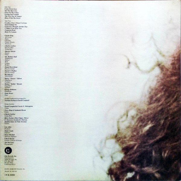 Carole King - Rhymes & Reasons (LP, Album, Gat)