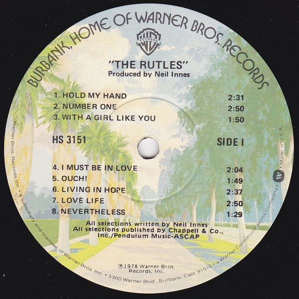 The Rutles - The Rutles (LP, Album, Win)