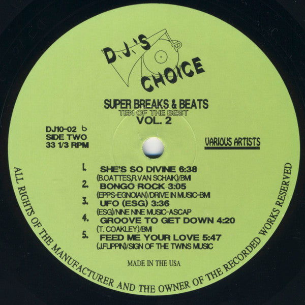 Various - Super Breaks & Beats Vol.2 (LP, Comp)
