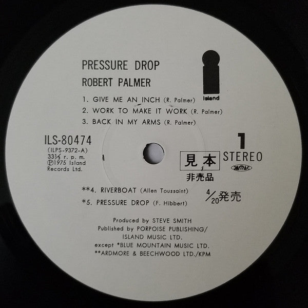 Robert Palmer - Pressure Drop (LP, Album, Promo)