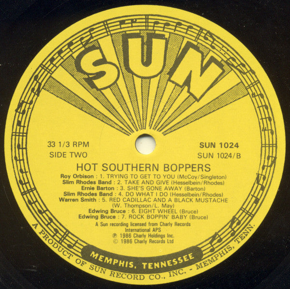 Various - Hot Southern Boppers (LP, Comp)