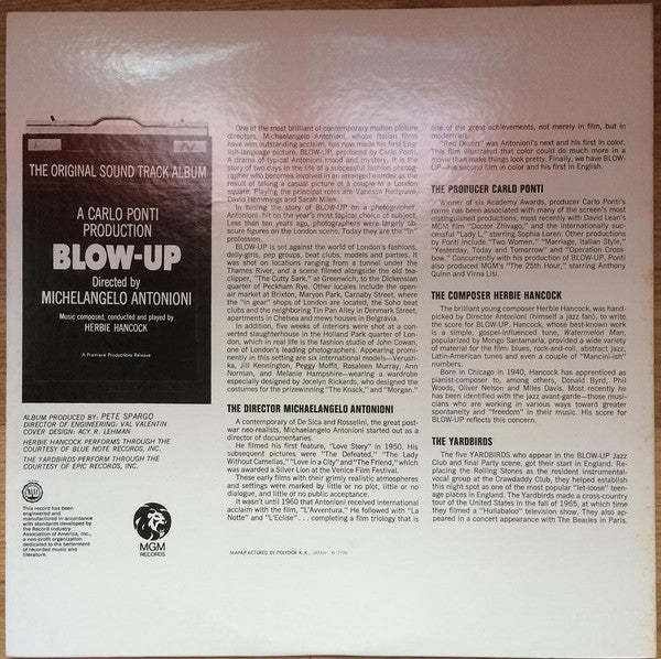 Herbie Hancock - Blow-Up (The Original Sound Track Album)(LP, Album...