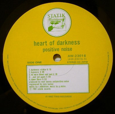 Positive Noise - Heart Of Darkness (LP, Album)