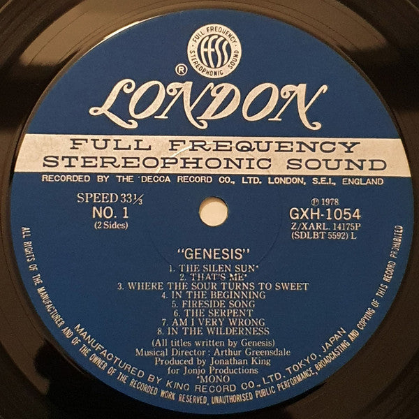 Genesis - Genesis (LP, Album, Mono, M/Print, RE)