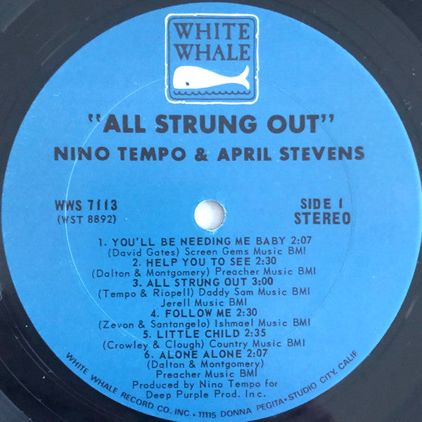 Nino & April* - All Strung Out (LP, Album)