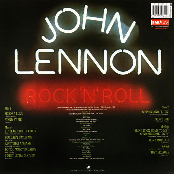 John Lennon - Rock 'N' Roll (LP, Album, RE, RM)
