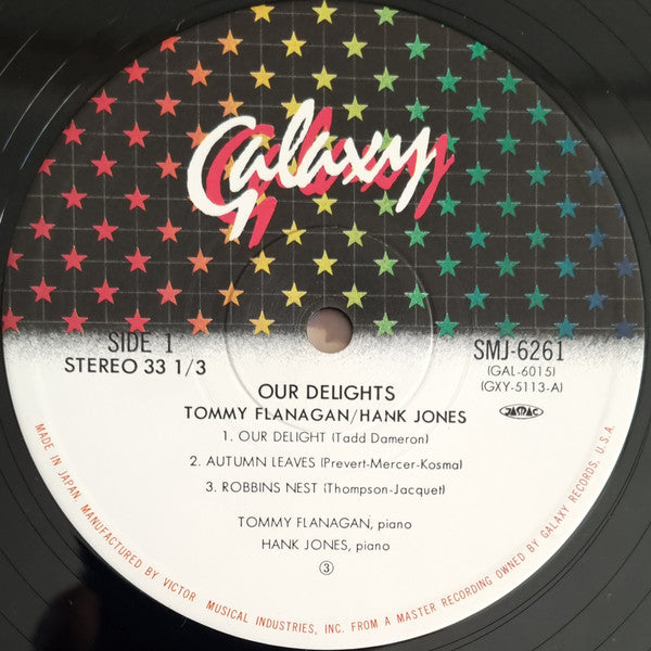 Tommy Flanagan And Hank Jones - Our Delights (LP, Album)