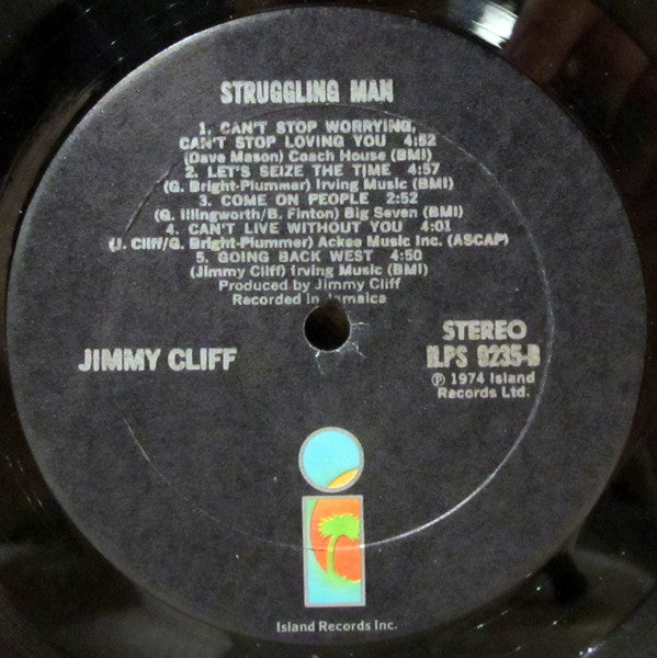 Jimmy Cliff - Struggling Man (LP, Album, RE, San)