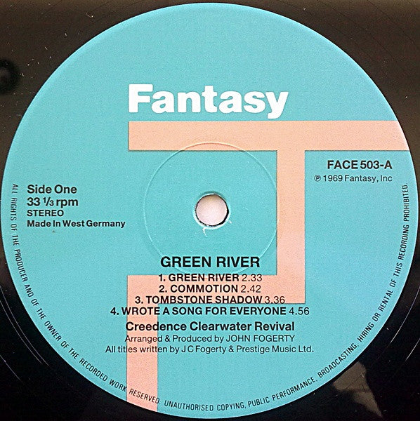 Creedence Clearwater Revival - Green River (LP, Album, RE)