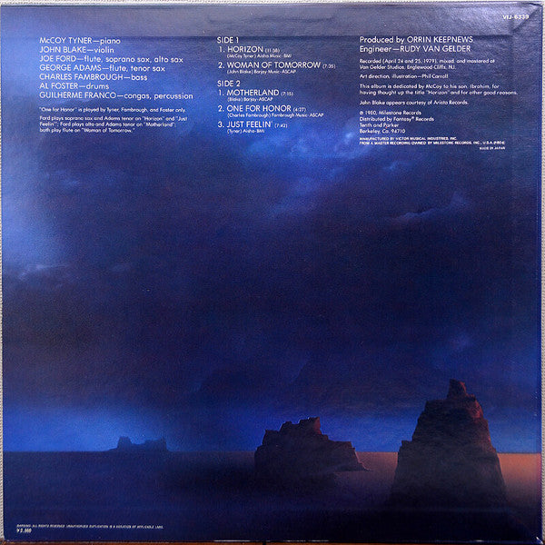 McCoy Tyner - Horizon (LP, Album)