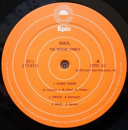 The Ritchie Family - Brazil (LP, Album)