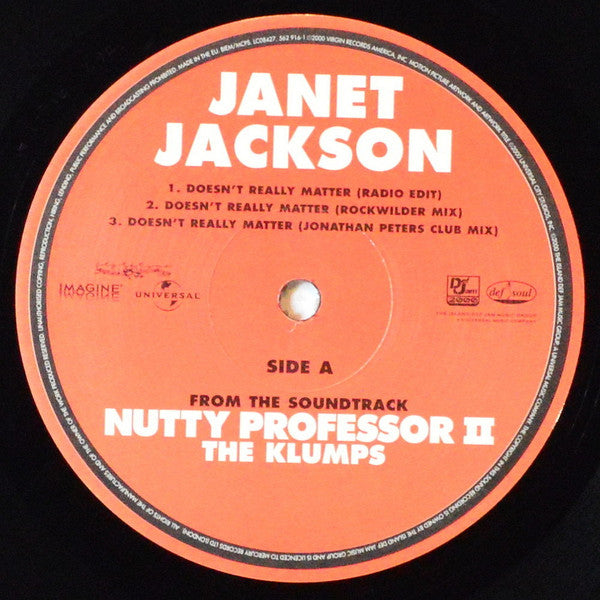 Janet Jackson - Doesn't Really Matter (12"")