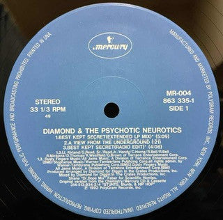 Diamond* And The Psychotic Neurotics - Best Kept Secret (12"", RE)