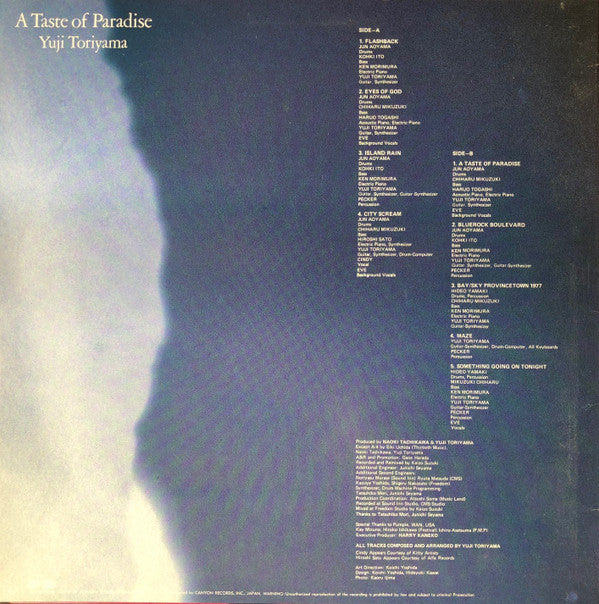Yuji Toriyama - A Taste Of Paradise (LP, Album)