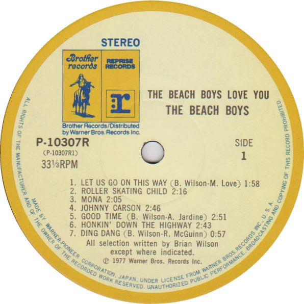 The Beach Boys - Love You (LP, Album)