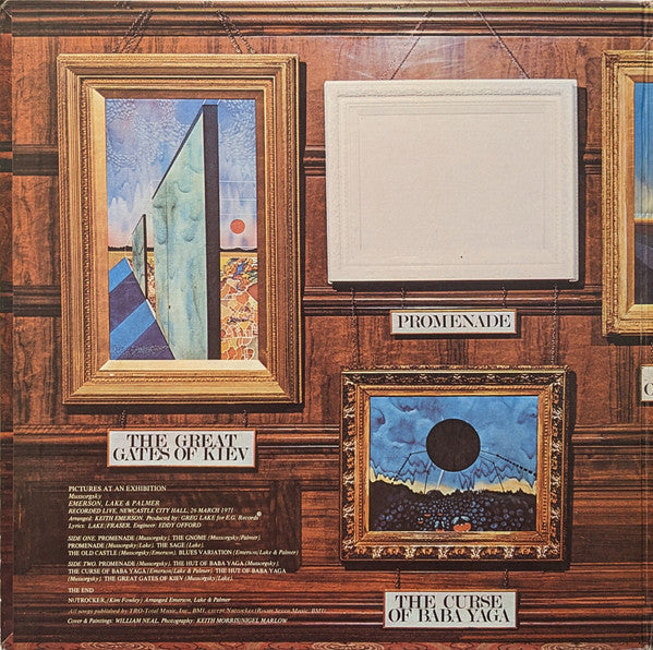 Emerson, Lake & Palmer - Pictures At An Exhibition(LP, Album, RE, PR )