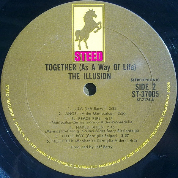 The Illusion - Together (As A Way Of Life) (LP, Album, Mon)