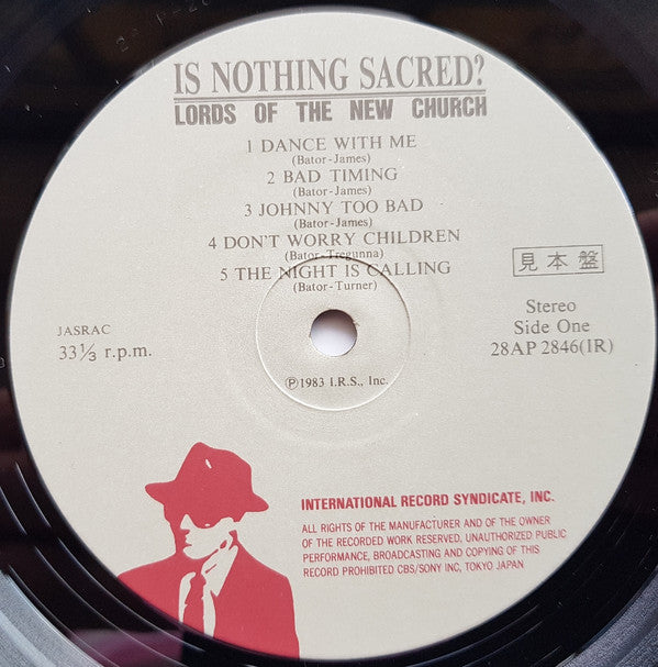 The Lords Of The New Church* - Is Nothing Sacred? (LP, Album, Promo)