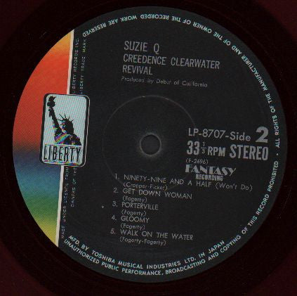Creedence Clearwater Revival - Suzie Q (LP, Album, Red)