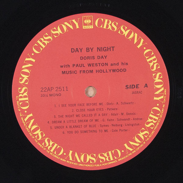Doris Day - Day By Night(LP, Album)