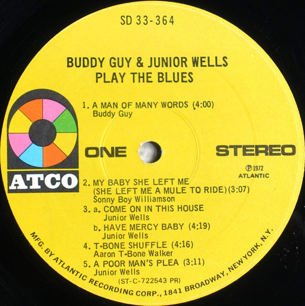 Buddy Guy & Junior Wells - Play The Blues (LP, Album, PR )
