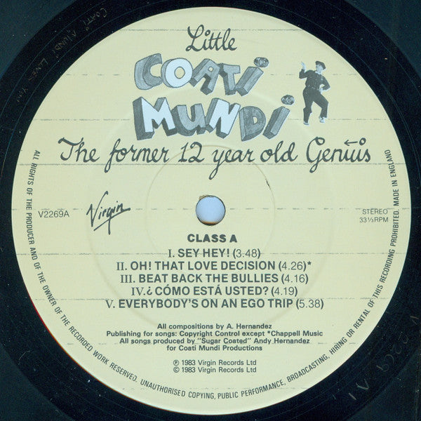 Coati Mundi - The Former 12 Year Old Genius (LP, Album)