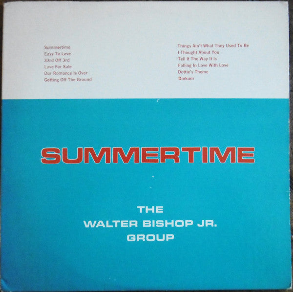 The Walter Bishop Jr. Group - Summertime (LP, Mono)