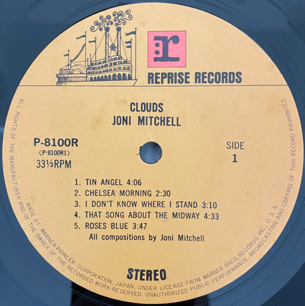 Joni Mitchell - Clouds (LP, Album, RE, Gat)
