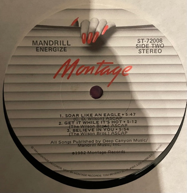 Mandrill - Energize (LP, Album)