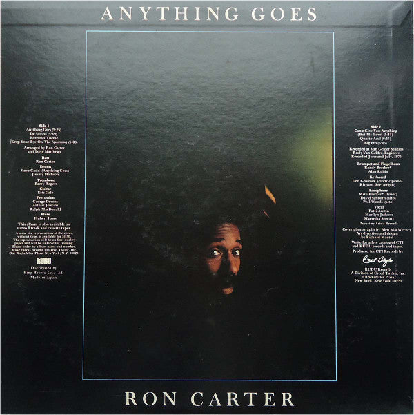 Ron Carter - Anything Goes (LP, Album)