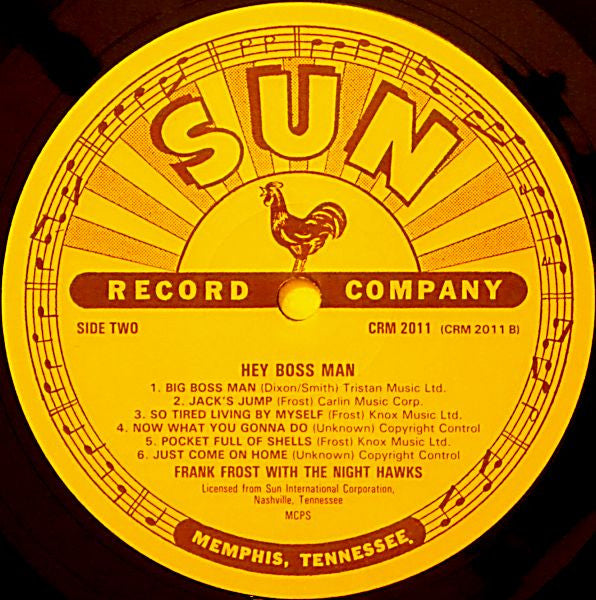 Frank Frost With The Night Hawks* - Hey Boss Man! (LP, RE)