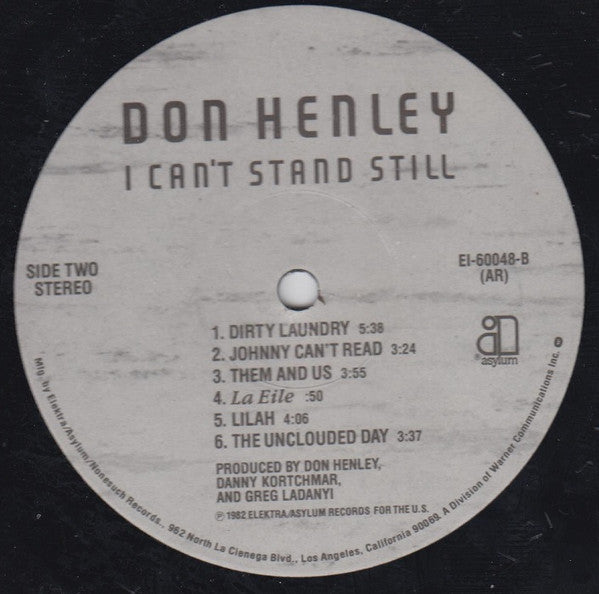Don Henley - I Can't Stand Still (LP, Album, All)