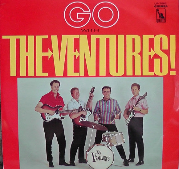 The Ventures - Go With The Ventures (LP, Album, Red)