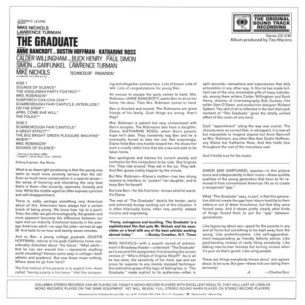 Simon & Garfunkel - The Graduate (Original Sound Track Recording)(L...