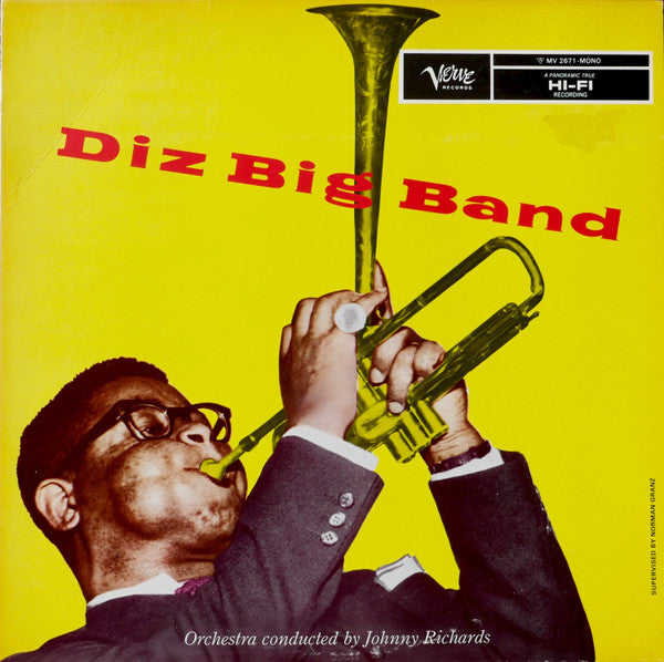 Dizzy Gillespie Orchestra* - Diz Big Band (LP, Album, Mono, wit)