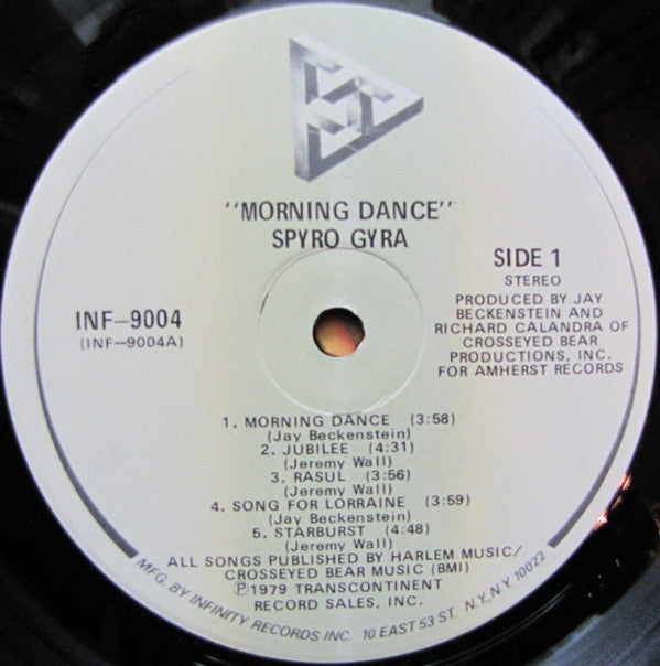 Spyro Gyra - Morning Dance (LP, Album, Glo)