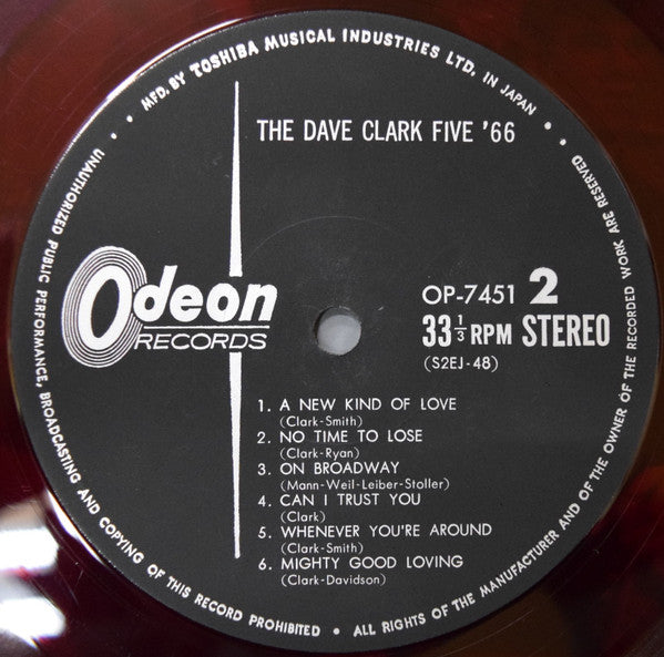 The Dave Clark Five - '66 (LP, Comp, Red)
